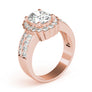 Oval Halo Engagement Double Row Floral Vintage Ring Style LY71926 - Lyght Jewelers 10040 W Cheyenne Ave Ste 160 Las Vegas NV 89129
