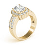 Oval Halo Engagement Large Double Row Floral Vintage Ring Style LY71927 - Lyght Jewelers 10040 W Cheyenne Ave Ste 160 Las Vegas NV 89129