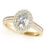 Oval Halo Engagement Floral Vintage Ring Style LY71923 - Lyght Jewelers 10040 W Cheyenne Ave Ste 160 Las Vegas NV 89129