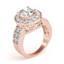 Oval Halo Engagement Double Row Vintage Ring Style LY71924 - Lyght Jewelers 10040 W Cheyenne Ave Ste 160 Las Vegas NV 89129