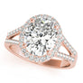 Oval Halo Engagement with Split Shank Ring Style LY71918 - Lyght Jewelers 10040 W Cheyenne Ave Ste 160 Las Vegas NV 89129