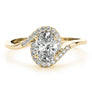 Oval Bypass Halo Engagement Ring Style LY71912 - Lyght Jewelers 10040 W Cheyenne Ave Ste 160 Las Vegas NV 89129