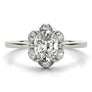 Oval Halo Engagement Floral Vintage Ring Style LY71929 - Lyght Jewelers 10040 W Cheyenne Ave Ste 160 Las Vegas NV 89129