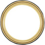 Black & 18K Yellow Gold Plated Tungsten Flat Edge Grooved & Hammered 8mm Band - Lyght Jewelers 10040 W Cheyenne Ave Ste 160 Las Vegas NV 89129