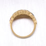 "Concentric" Round Brilliant Cut Bezel Multi-Colored Sapphires and Diamonds in 14K Yellow Gold Ring - Lyght Jewelers 10040 W Cheyenne Ave Ste 160 Las Vegas NV 89129