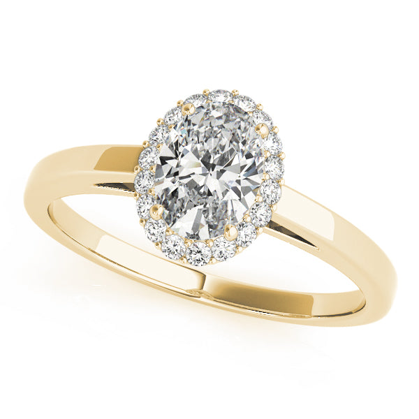 Oval Halo Engagement Ring Style LY71904 - Lyght Jewelers 10040 W Cheyenne Ave Ste 160 Las Vegas NV 89129