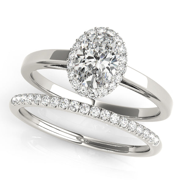 Oval Halo Engagement Ring Style LY71904 - Lyght Jewelers 10040 W Cheyenne Ave Ste 160 Las Vegas NV 89129