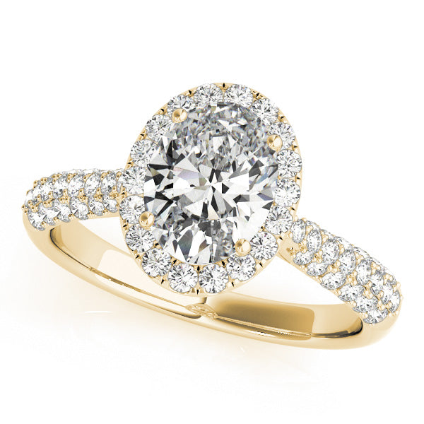 Halo Pave Engagement Ring Style LY71915 - Lyght Jewelers 10040 W Cheyenne Ave Ste 160 Las Vegas NV 89129