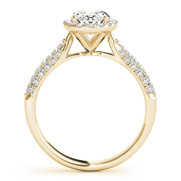 Halo Pave Engagement Ring Style LY71915 - Lyght Jewelers 10040 W Cheyenne Ave Ste 160 Las Vegas NV 89129