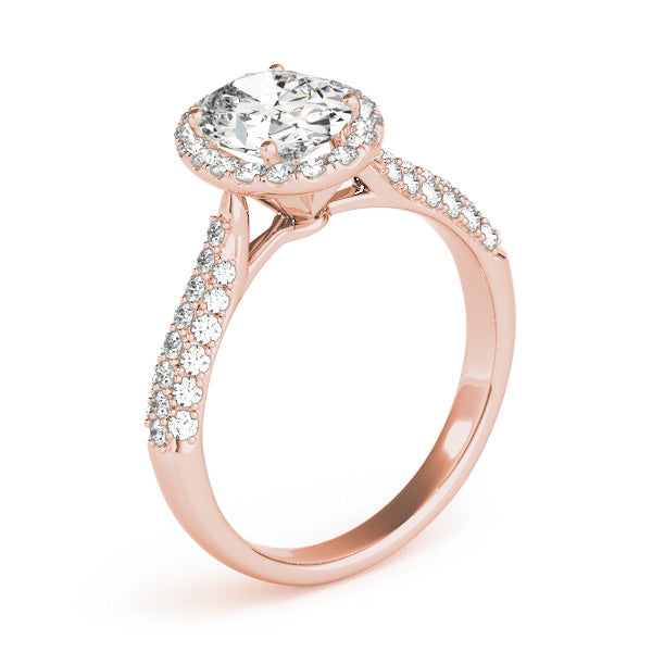 Halo Pave Engagement Ring Style LY71915 - Lyght Jewelers 10040 W Cheyenne Ave Ste 160 Las Vegas NV 89129