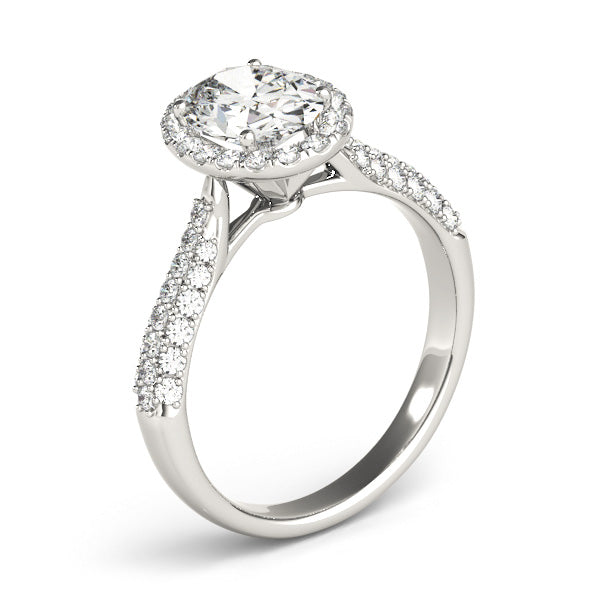 Halo Pave Engagement Ring Style LY71915 - Lyght Jewelers 10040 W Cheyenne Ave Ste 160 Las Vegas NV 89129