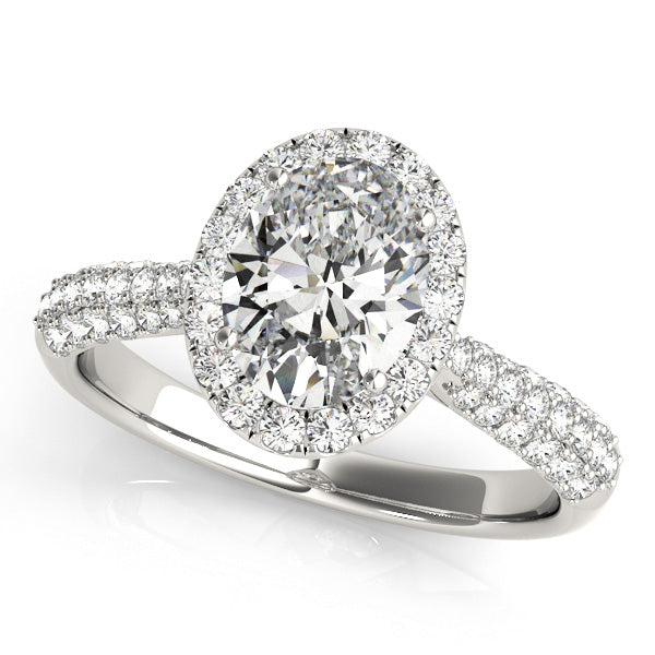 Halo Pave Engagement Ring Style LY71915 - Lyght Jewelers 10040 W Cheyenne Ave Ste 160 Las Vegas NV 89129