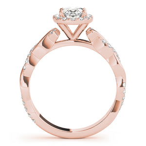 Oval Halo Engagement with Braided Ring Style LY71916 - Lyght Jewelers 10040 W Cheyenne Ave Ste 160 Las Vegas NV 89129