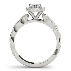 Oval Halo Engagement with Braided Ring Style LY71916 - Lyght Jewelers 10040 W Cheyenne Ave Ste 160 Las Vegas NV 89129