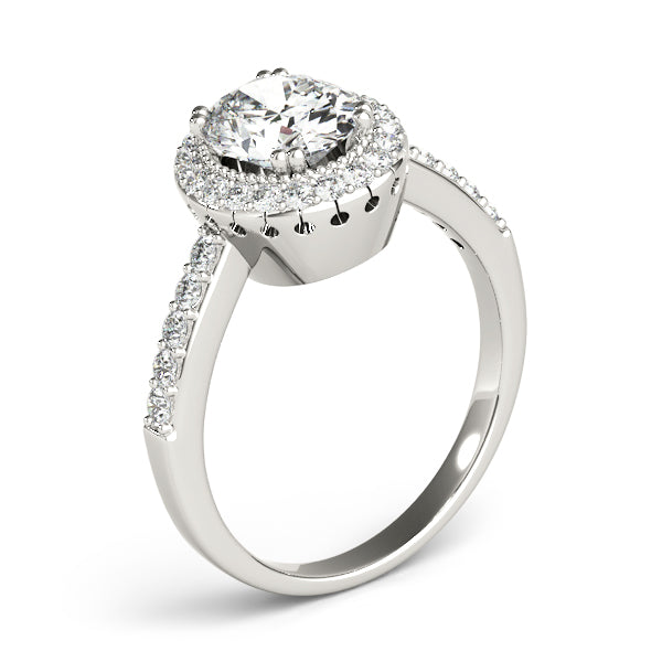 Oval Halo Engagement Classic Vintage Ring Style LY71925 - Lyght Jewelers 10040 W Cheyenne Ave Ste 160 Las Vegas NV 89129