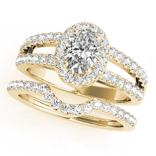 Halo Split Shank Engagement Ring Style LY71909 - Lyght Jewelers 10040 W Cheyenne Ave Ste 160 Las Vegas NV 89129