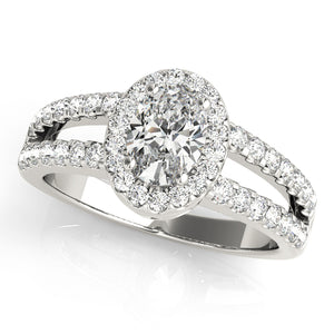 Halo Split Shank Engagement Ring Style LY71909 - Lyght Jewelers 10040 W Cheyenne Ave Ste 160 Las Vegas NV 89129