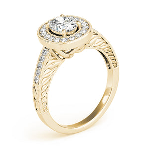 Oval Halo Engagement Vintage Ring Style LY71917 - Lyght Jewelers 10040 W Cheyenne Ave Ste 160 Las Vegas NV 89129