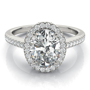 Oval Halo Engagement Filigree Vintage Ring Style LY71932 - Lyght Jewelers 10040 W Cheyenne Ave Ste 160 Las Vegas NV 89129