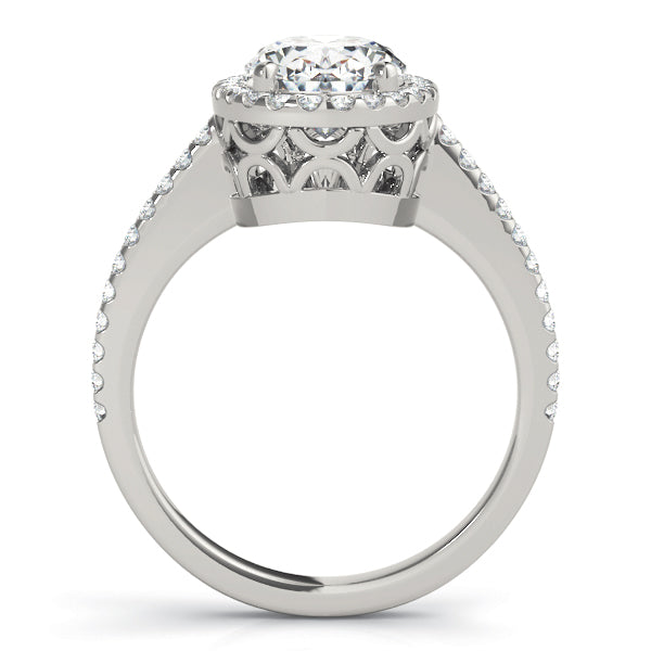 Oval Halo Engagement Filigree Vintage Ring Style LY71932 - Lyght Jewelers 10040 W Cheyenne Ave Ste 160 Las Vegas NV 89129