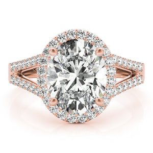 Oval Halo Engagement with Split Shank Ring Style LY71918 - Lyght Jewelers 10040 W Cheyenne Ave Ste 160 Las Vegas NV 89129