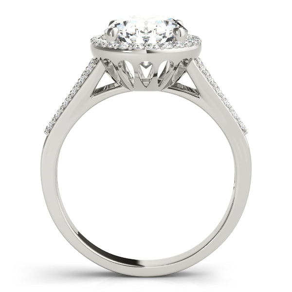 Oval Halo Engagement with Split Shank Ring Style LY71918 - Lyght Jewelers 10040 W Cheyenne Ave Ste 160 Las Vegas NV 89129