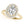 Oval Halo Engagement Ring with Single Rope Accents Style LY71911 - Lyght Jewelers 10040 W Cheyenne Ave Ste 160 Las Vegas NV 89129