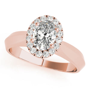 Oval Halo Engagement Modern Clean Ring Style LY71933 - Lyght Jewelers 10040 W Cheyenne Ave Ste 160 Las Vegas NV 89129