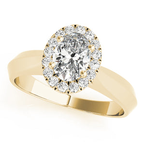 Oval Halo Engagement Modern Clean Ring Style LY71933 - Lyght Jewelers 10040 W Cheyenne Ave Ste 160 Las Vegas NV 89129