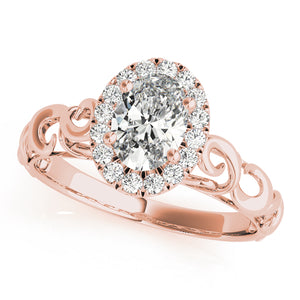 Oval Halo Engagement Contemporary Ring Style LY71922 - Lyght Jewelers 10040 W Cheyenne Ave Ste 160 Las Vegas NV 89129