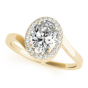 Oval Halo Engagement Bypass Vintage Ring Style LY71921 - Lyght Jewelers 10040 W Cheyenne Ave Ste 160 Las Vegas NV 89129