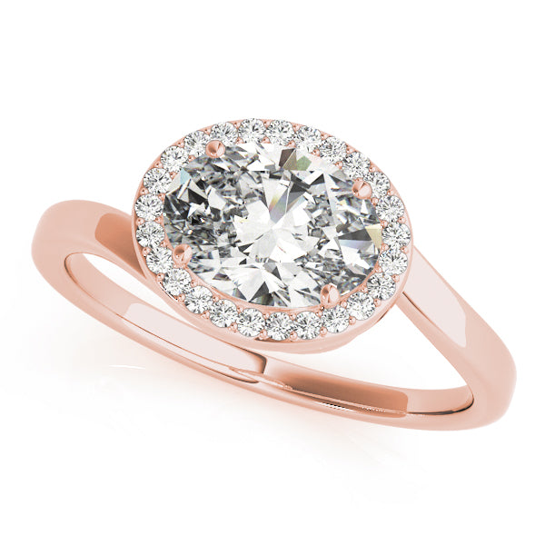 Oval Halo Engagement Bypass Vintage Ring Style LY71920 - Lyght Jewelers 10040 W Cheyenne Ave Ste 160 Las Vegas NV 89129