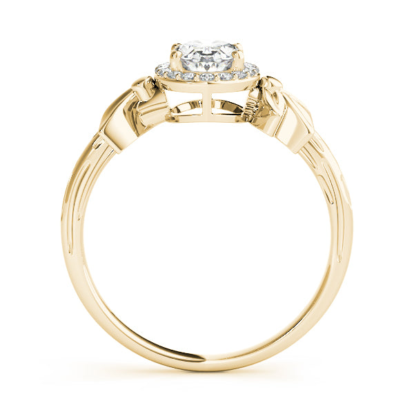 Oval Halo Engagement Floral Ring Style LY71914 - Lyght Jewelers 10040 W Cheyenne Ave Ste 160 Las Vegas NV 89129