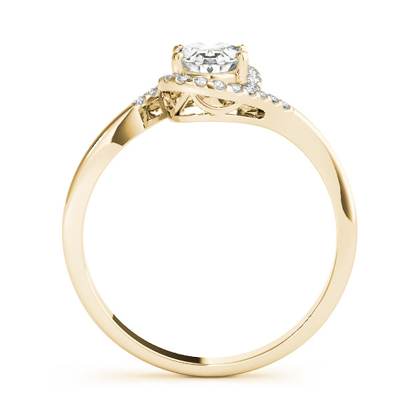 Oval Bypass Halo Engagement Ring Style LY71912 - Lyght Jewelers 10040 W Cheyenne Ave Ste 160 Las Vegas NV 89129