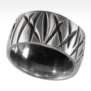 "Blades" Argentium Silver Men's Ring - Lyght Jewelers 10040 W Cheyenne Ave Ste 160 Las Vegas NV 89129