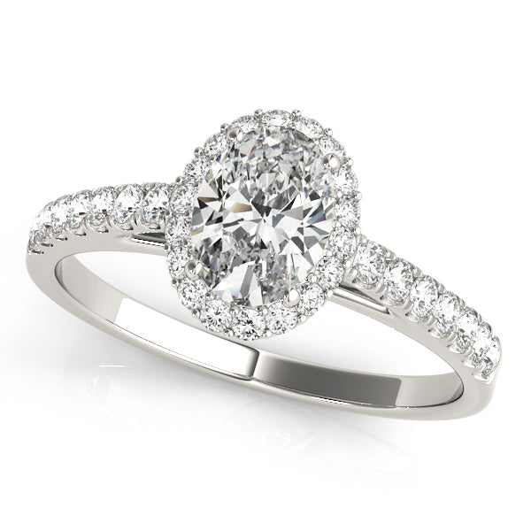 Oval Halo Engagement Ring Style LY71905 - Lyght Jewelers 10040 W Cheyenne Ave Ste 160 Las Vegas NV 89129