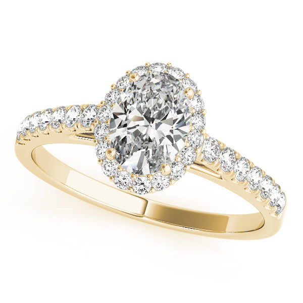 Oval Halo Engagement Ring Style LY71905 - Lyght Jewelers 10040 W Cheyenne Ave Ste 160 Las Vegas NV 89129