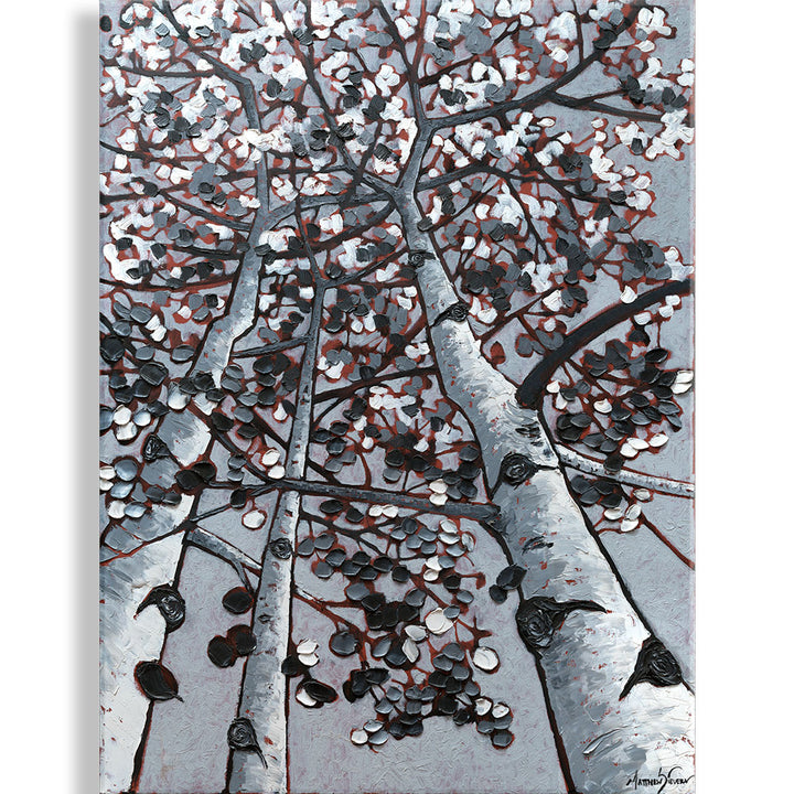 "Contrasting Leaves" Oil on Canvas by Matt Sievers - Lyght Jewelers 10040 W Cheyenne Ave Ste 160 Las Vegas NV 89129