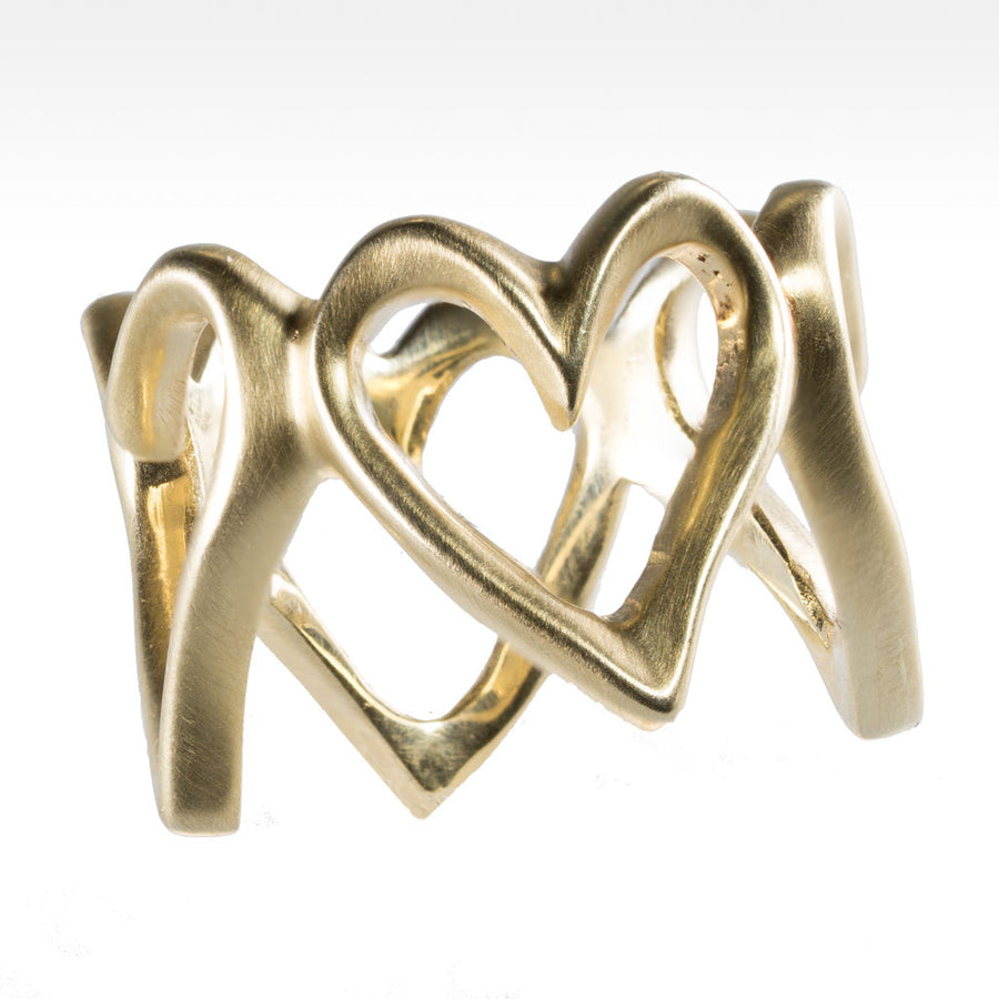 "Open Your Heart" 14K Yellow Gold Ring - Lyght Jewelers 10040 W Cheyenne Ave Ste 160 Las Vegas NV 89129