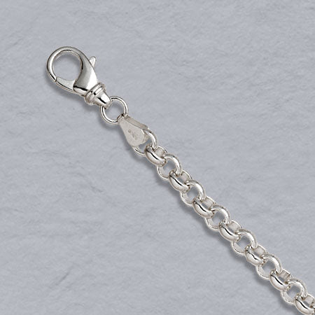 Sterling Silver Rolo Chain Bracelet 6.2mm - Lyght Jewelers 10040 W Cheyenne Ave Ste 160 Las Vegas NV 89129