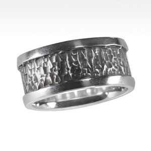 "Tough" Argentium Silver Men's Ring - Lyght Jewelers 10040 W Cheyenne Ave Ste 160 Las Vegas NV 89129